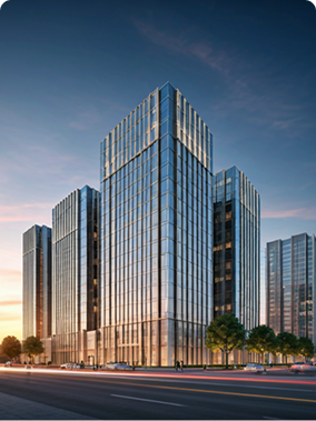 Commercial high-rise complex