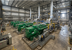 Industrial power plant machinery