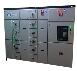 AMF panel with 63A ATS